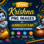 Free Krishna PNG Images for Janmashtami Decorations & Designs