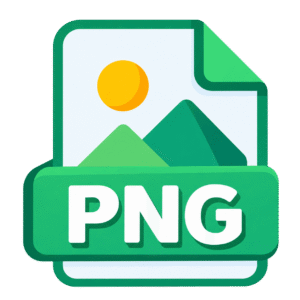 Colorful PNG File Icon PNG