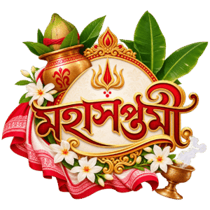 মহাসপ্তমী Durga Puja PNG